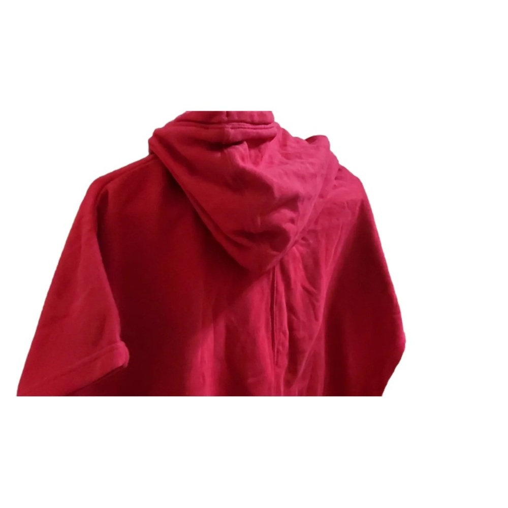 Nike L 5/$15 XL 1X 2x too Hoodie cowl Red Kangaroo Pocket Sweatshirt DISTRESSED - Picture 4 of 10